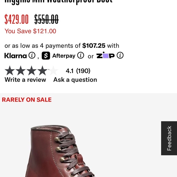 Allen Edmonds Higgins Mill Weather Proof Boot Men’s Size 9.5 D Brown - Picture 16 of 16